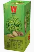 תה ירוק בטעם לימונית וג''ינג''ר ויסוצקי -מכיל 25 שקיקים