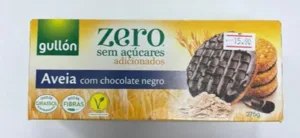 ביסקוויט שיבולת שועל בציפוי שוקולד מריר ללא סוכר