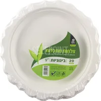 צלחות 9 מתכלות 25 יח